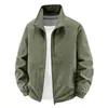 Chaqueta de Trabajo para Hombre Primavera y Otoño Nueva Holgada Casual Moderna Versátil Top Estilo para el Trabajo, Citas