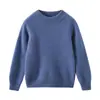 Suave y pegajoso Suéter Grueso de Lana para Niños Otoño/Invierno 2025, Cuello Medio Alto, Niños y Niñas, Cárdigan de Punto Cálido como Capa Base