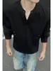 Colección Otoño 2026: Sudadera de algodón con cuello en V extragrande de estilo hongkonés, manga larga, tallas M-5X, HW261100 - Especial P31