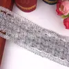 Ropa al por mayor para fabricantes, Accesorios de encaje, Exquisitos cinturones de encaje con hilo de oro y plata, Decoración suave para el hogar, Encaje dorado étnico