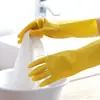 Guantes Domésticos para Lavar Platos Cocina Doméstico Delgados Duraderos Lavar Ropa Impermeables Plástico Goma Limpieza Antideslizante Engrosamiento