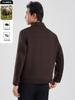 Nueva chaqueta de lana de doble cara para hombre, chaqueta gruesa con solapa, forro de plumón de invierno, cálida para papá de mediana edad.