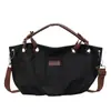 Bolsa Satchel Retrô de Grande Capacidade para Mulheres 2025 Nova Bolsa Tote com Design de Nicho da Moda Simples de Alto Nível Transversal