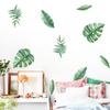 Fan Xi pegatinas de pared pintadas con aerosol plantas tropicales verdes diseño de ambiente de jardín de infantes decoración de fiesta pegatinas DIY SY004-006