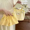 Conjunto Casual de Verano para Bebé Niña Estilo Coreano Elegante Falso Dos Piezas Camisola Shorts Moda Niña Linda Gato KT