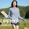 Chamarra Deportiva 361 para Mujer Ropa de Piel Ropa con Protección Solar Anti-UV Verano Seda de Hielo Transpirable Exterior Delgada Ropa de Protección Solar