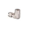 Roke Marca Acero Inoxidable Doble Virola Ángulo Recto Rosca Interna Conexión Tubería Imperial 1/16"-2" Conexión para Tubería Hidráulica