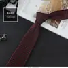 Ropa formal de negocios para hombre 7 cm corbata de mano camisa de traje cuello de vestir profesional para el trabajo accesorios en stock suministro directo