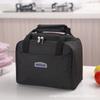 Bolsa de Picnic Pequeña Oxford Catiónica Cuadrada para Estudiantes Trabajadores, Bolsa de Hielo, Bolsa de Almuerzo Portátil, Bolsa Térmica para Llevar Comidas