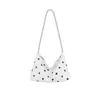 Dropshipping Transfronteiriço Bolsas Femininas 2026 Primavera/Verão Nova Elegante Nicho Retrô Poá Grande Capacidade Bolsa Transversal Bolsa de Ombro