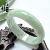 Venta al por mayor del fabricante Pulsera de Jade Birmano Grado A para Mujer Flor Flotante Verde Pulsera de Jade de Guizhou Suministro de Jade Jade