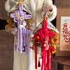 Nudos Chinos del Festival de Primavera de Año Nuevo, Nudos Auspiciosos, Cuerda de Algodón con Núcleo, Colgante de Puerta para Año Nuevo, Materiales para Decoración Festiva al por Mayor