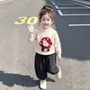 Suéter de Tres Colores con Hongo Estilo Coreano para Niñas Otoño/Invierno 2026 Nueva Moda Infantil Prendas de Punto Elegantes para Niñas Pequeñas