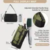 Bolsa de Viagem Dobrável Personalizada 86L com Rodas, Grande Capacidade, Impermeável, Bolsa Multifuncional para Esportes e Fitness, Bolsa de Esqui para Exterior