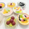 Accesorios de Resina para Comida y Juego, Estilo Celebridad de Internet, Imanes para Refrigerador Hechos a Mano DIY de Polvo de Hielo de Agua Azucarada, Adornos 3D, Decoraciones para el Hogar