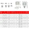 Tornillos de Resorte Autoperforantes Antiaflojamiento para Gabinetes y Chasis Pf11-M3M4M5M6