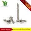 Parafuso de cauda de broca cauda de andorinha 410 aço inoxidável cruz pan cabeça cruz broca parafuso de cauda M4.2 M4.8
