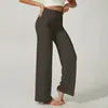 Pantalones Largos Deportivos Fitness Yoga Pierna Ancha Rectos para Mujer Levanta Glúteos Sueltos Trasero de Durazno Correr Casuales Exteriores Lu
