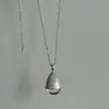 Colar Pingente de Cristal Transparente, Estilo Longo, Alto Padrão, Luxo Acessível, Acessórios Elegantes de Nicho, Corrente de Clavícula da Moda, Corrente para Suéter