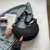 Bolsa tipo Dim Sum Modelo Nuevo 2026 Bolso de Lona de Hombro Único para Mujer Verano Versátil de Nailon Cruzado Pequeño Bolso Cruzado Simple Ligero