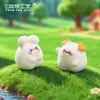 Miniaturas Fofas de Tigre e Panda, Adoráveis Acessórios de Decoração DIY para Paisagismo de Jardim, Pequenos Enfeites