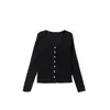 Ino Plus Size 2026 Outono Novo Estilo Coreano Cardigã de Tricô Liso e Camisola de Renda Conjunto de Duas Peças 325386T21
