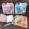 Caderno Zootopia, Estilo Fofo, Capa de PVC, Alto Valor Estético, Caderno Fino e Durável para Estudantes
