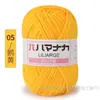 4 Ovillos de Hilo de Algodón Leche de Grosor Medio Hilo para Bebé Kit de Materiales para Tejer Crochet Hecho a Mano DIY Ramo de Muñeca
