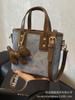 Bolsos Nicho de Textura de Alta Gama 2024 Nuevos Bolsos de Mujer Versátil Retro Hombro Bandolera Bolso Satchel de Moda Bolso Balde
