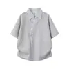 Camisa Polo de Solapa Estilo Nuevo 2026 para Hombre, Camiseta de Marca de Moda para Verano, Corte Ajustado Estilo Coreano, Top Versátil a la Moda de Manga Corta