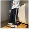 Pantalones deportivos holgados de moda de Hong Kong para hombre, informales, rectos y combinables, primavera y verano 2023