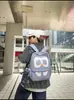 Mochila Retro de Grande Capacidade para Mulheres 2026 Nova Pequena de Nicho Cor Blocada Patchwork Bolsa de Ombro Duplo Toque de Luxo para Sair Viagem Bolsa Escolar