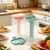 Pote Selado Transparente para Lanches e Macarrão, Pote de Armazenamento de Cozinha, Grande Capacidade, Conservação de Frescor, Recipiente de Armazenamento para Classificação de Grãos