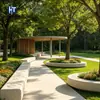 Banco de Foso de Árbol de Alta Resistencia UHPC Hermoso Paisaje Exterior Embellecimiento de Árboles Asiento de Cemento para Foso de Árboles Adquisición Centralizada Municipal Personalización
