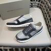 Sapatos Casuais Esportivos Masculinos de Couro Genuíno Novo Estilo Europeu, Bloqueio de Cores Único, Confortáveis e Versáteis, Moda Casual Britânica