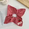 Lenço Quadrado Infantil para Cabelo com Laço, Scrunchie para Meninas, Novo Estilo 2025 Corda para Rabo de Cavalo, Acessório de Cabelo para Coque