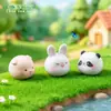 Miniaturas lindas de panda, conejo y otros animales pequeños para micro-paisajismo, accesorios de decoración de jardín DIY, adornos de escritorio