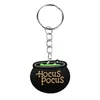 Chaveiros de personagem temáticos de Halloween transfronteiriços, Pingentes para bolsa de borracha macia em PVC, Acessórios, Decorações de chave de mochila atacado