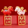 Estilo Chinês Cavalo Presentes Criativos para Eventos Corporativos, Inaugurações de Lojas, Chá de Casa Nova, Artesanato para Atrair Fortuna, Lembrancinhas de Nicho, Presentes de Aniversário