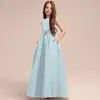 Vestido de Noche Elegante para Actuación de Piano Infantil Vestido de Anfitriona Princesa para Niñas Vestido de Dama de Honor para Niña Pequeña Vestido de Comercio Exterior