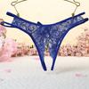 Tanga de Encaje Estilo Japonés para Mujer, Entrepierna Abierta, Cintura Baja, Transparente, Fotos Reales, Atrevido y Sexy, No Necesita Quitarse la Ropa Interior 233