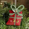 Navidad Transfronteriza Lata Danesa Metal Árbol de Navidad Pintado a Mano Adornos Atmósfera Navideña Pequeño Tambor Navideño Adornos de Regalo