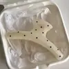 Presilha de Cabelo Fashion Multi-Peça Estilo Japonês High-End Fofa Transparente Branca com Bolinhas Brancas Menina Tubarão para Parte de Trás da Cabeça Acessório de Cabelo