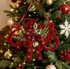 Campanas de Navidad Nuevas Transfronterizas Adornos de Campana de Terciopelo Nórdico Decoraciones Navideñas Colgantes para Ventana