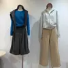 Sudadera con capucha de felpa suave para uso diario para mujer, gris azulado claro, corte ajustado, estilo casual holgado, con cremallera, chaqueta corta fina de felpa