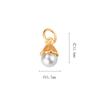 Pulseira de Acessórios de Joias com Pingente de Pérola Imitação Dourada Antiga Chinoiserie Nova Chinoiserie Retro Feita à Mão DIY Design de Nicho