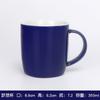 Caneca de Cerâmica Fosca Criativa Estilo Nórdico Cor Sólida Caneca INS Caneca de Café da Manhã Caneca de Café Logo Imprimível