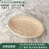 Tazón Ovalado Desechable Celebridad de Internet Paquete de Comida Ligera Para Llevar Reductor de Grasa Doble Individual Rejilla Caja Ovalada Desechable con Tapa