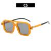 Gafas de sol de moda de doble puente transfronterizas, gafas de sol de celebridad en línea para mujeres europeas y americanas, gafas de sol para hombres 2024