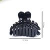 Pinza para el pelo de hoja negra brillante de alta gama de 4,5 cm, Mayorista de fabricantes de pinzas para el pelo en stock, Pinza para el pelo versátil para mechones sueltos